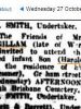 Gillam Harold Arthur d. 1915 Funeral Notice